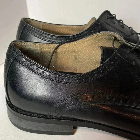 Vince Camuto Black Leather Oxfords Size 10D A825 main image 6